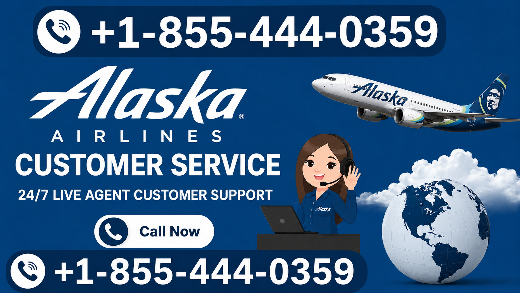 5 Ways to Alaska Airlines Customer Service âï¸24/7 Live Chat, Phone &amp; Email Contact Support Guide